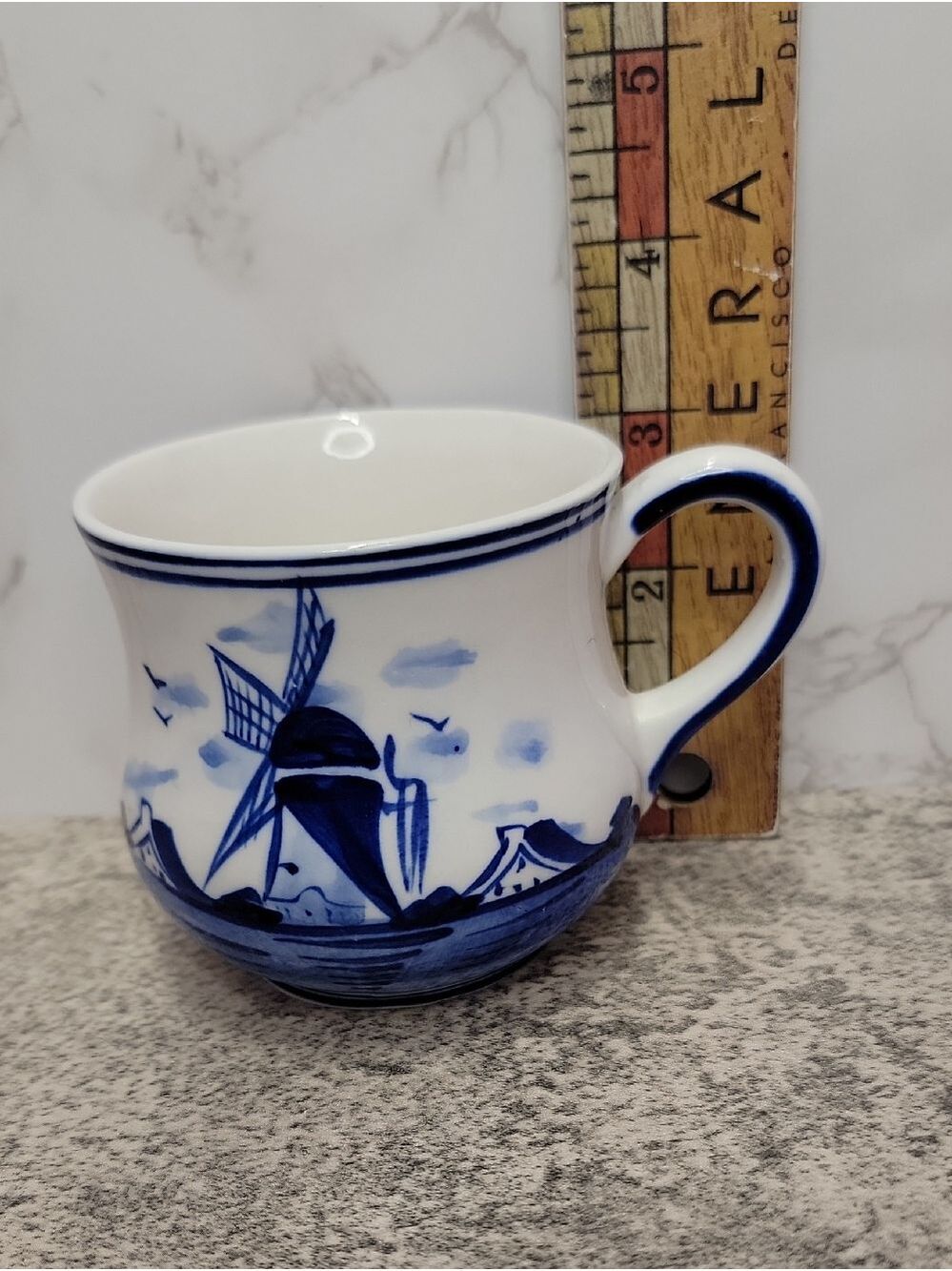 Vintage Delfts Blue Coffee Mug - Picture 9 of 9